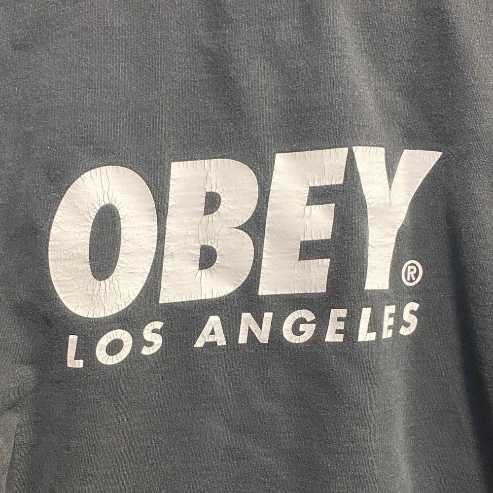 OBEY | Size Medium Black “Los Angeles” Graphic Crewneck Sweatshirt‎ - Picture 6 of 10